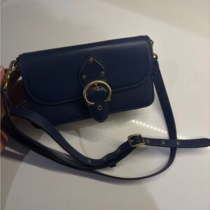 Coach Denim/ Navy Blue Crossbody Bag